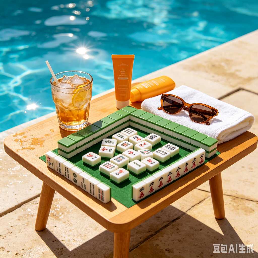 space saving mahjong game set