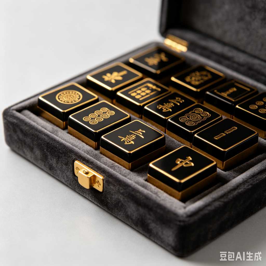 fine carving mahjong set