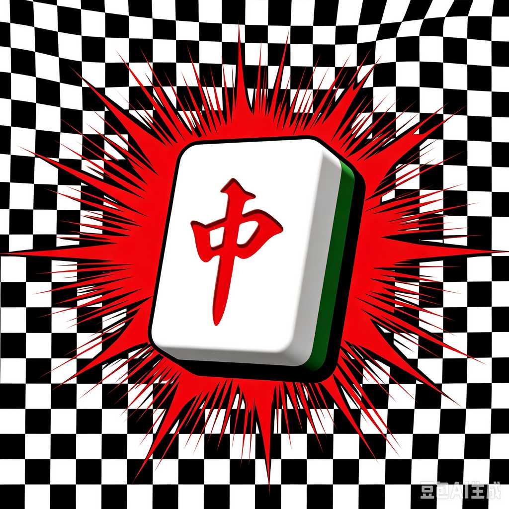 mahjong set with dice and chips