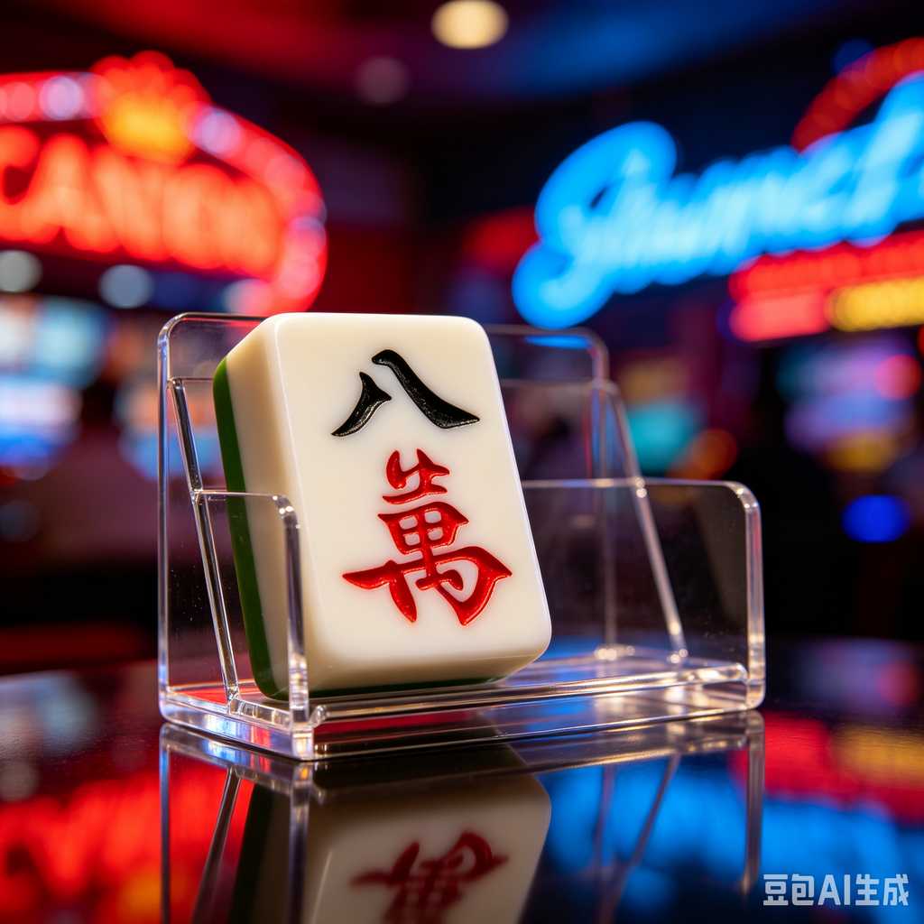 transparent mini mahjong set