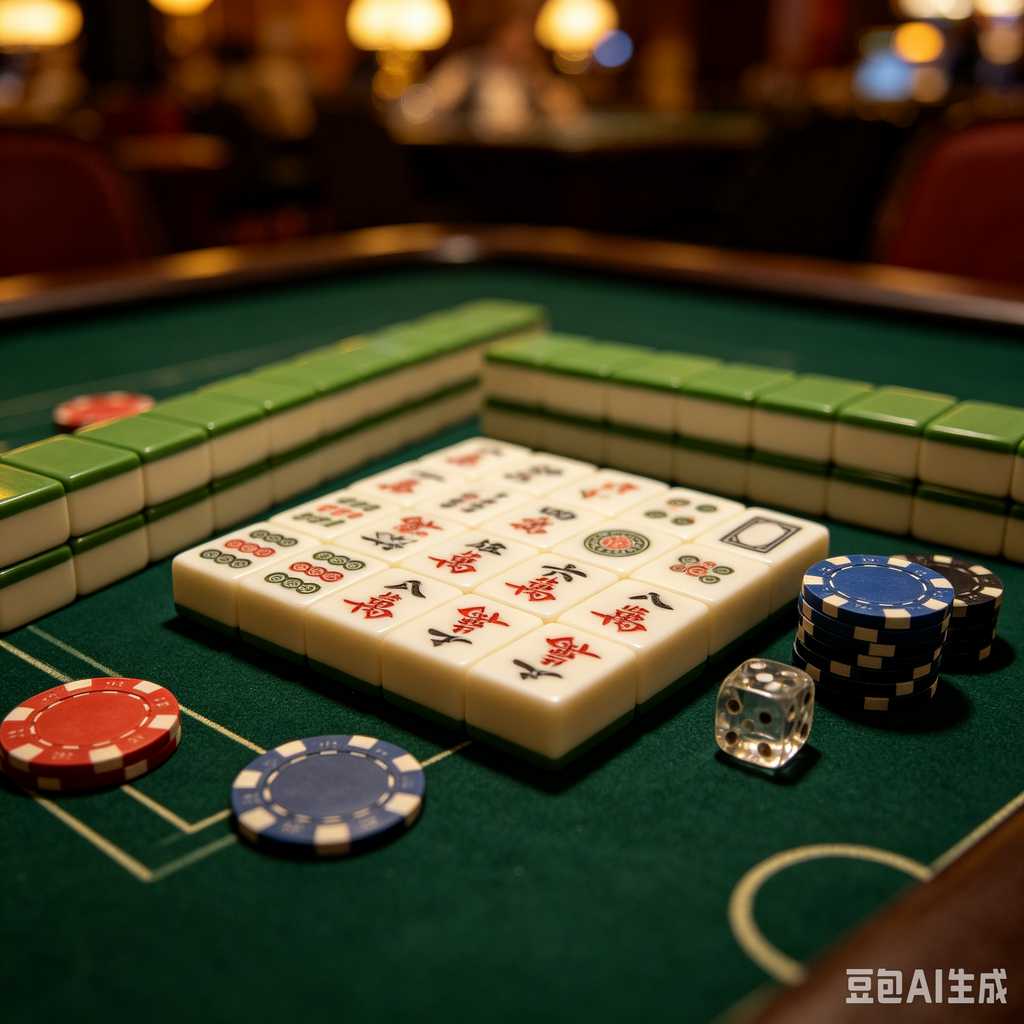 small portable mahjong set
