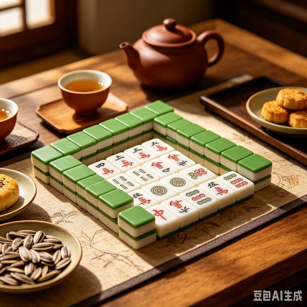 american mah jongg set with card